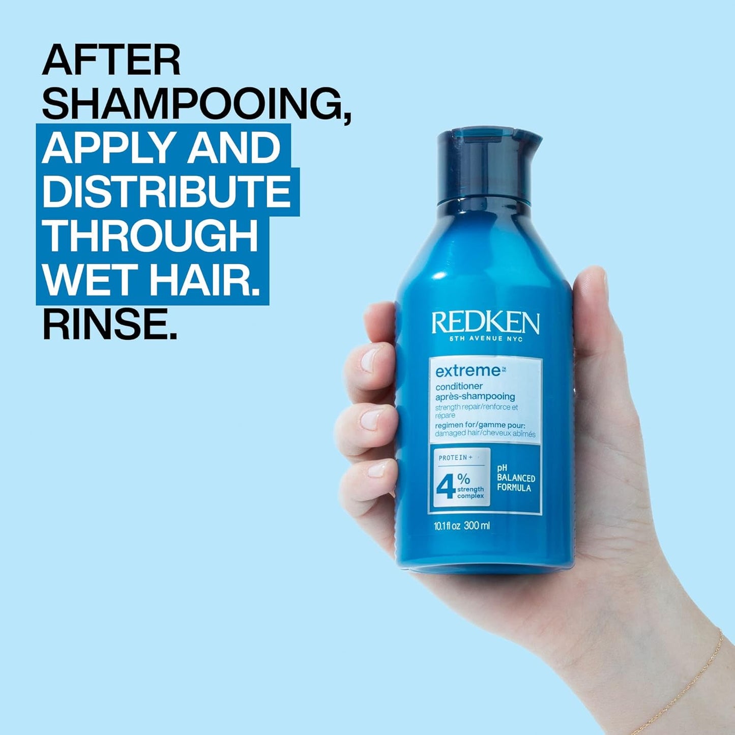 Extreme Shampoo and Conditioner, for Damaged Hair, Repairs Strength & Adds Flexibility