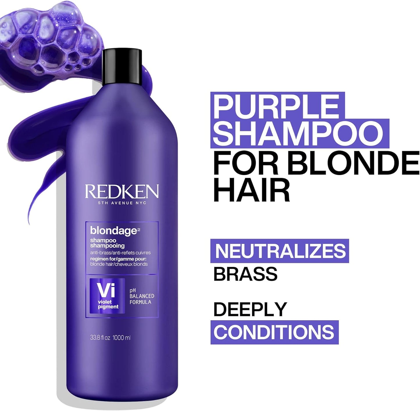 Color Extend Blondage Color Depositing Shampoo for Unisex 33.8 Oz Shampoo